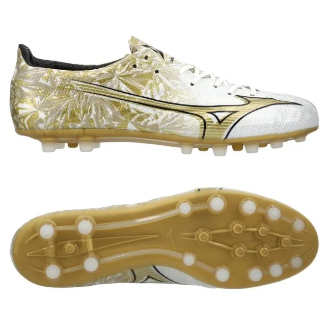 Mizuno Alpha Made In Japan Ag Prism Gold - White/Gold/Black - ['White']