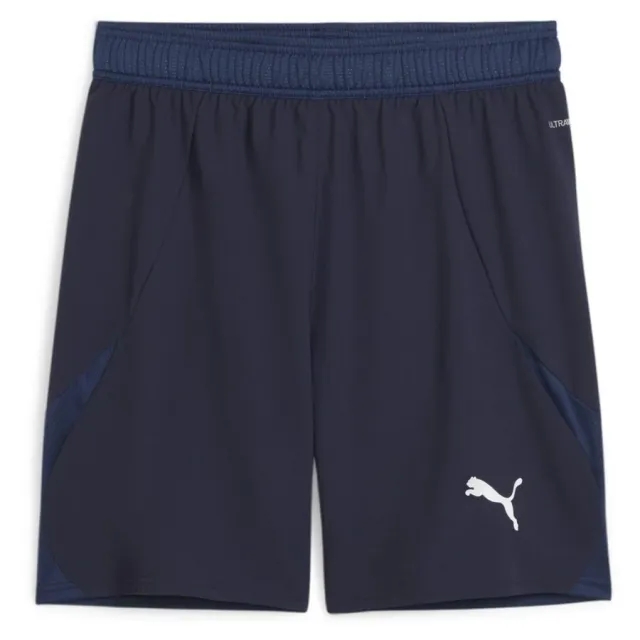 Teamfinal Shorts Puma Navy-Puma White-Persian Blue - ['Blue']