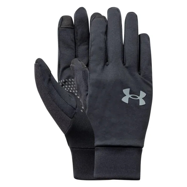 Kids'  Under Armour  Storm Liner Gloves Black / Pitch Gray YXL