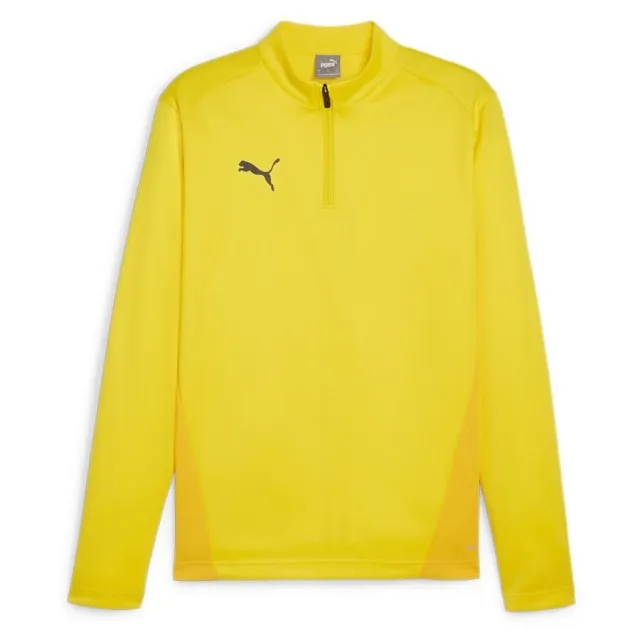 Teamgoal Training 1/4 Zip Top Faster Yellow-Puma Black-Sport Yellow - ['Yellow']