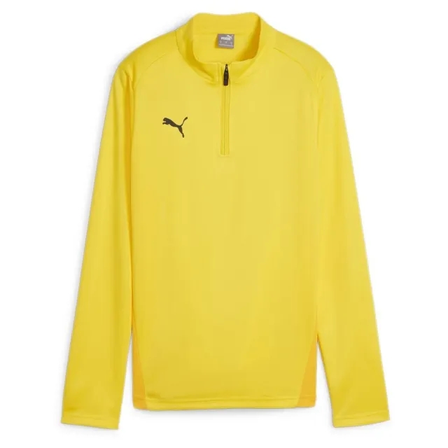 Teamgoal Training 1/4 Zip Top Wmn Faster Yellow-Puma Black-Sport Yellow - ['Yellow']