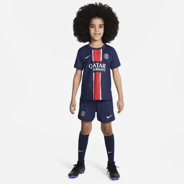 Nike Paris Saint Germain Kids SS Home Mini Kit 2024/25