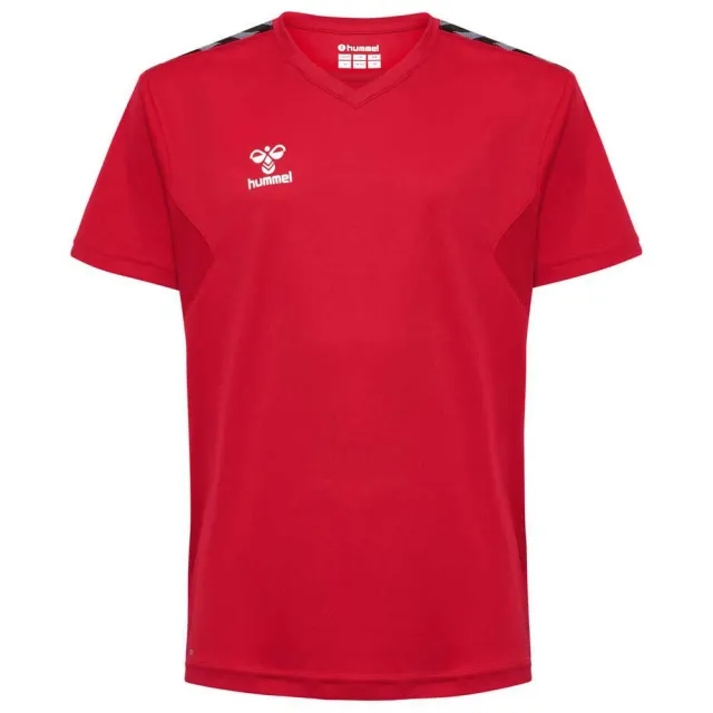 Hummel Authentic Pl Short Sleeve T-shirt  - Red