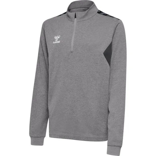 Hummel Training Shirt Authentic 1/2 Zip - ['Grey']