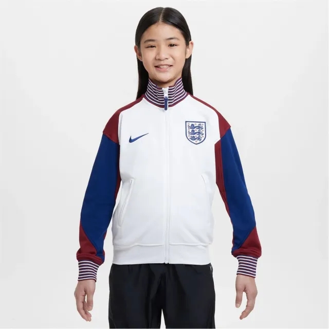 Nike England Academy Pro Anthem Jacket 2024 Juniors - White
