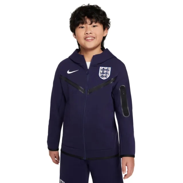 Nike England 2024 Kids NSW Tech Fleece FZ Jacket
