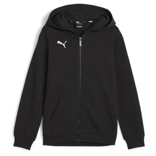 Puma Hoodie Teamgoal Casuals Full Zip - ['Black']