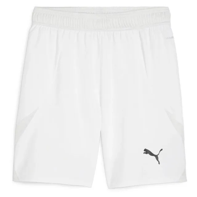 Teamfinal Shorts Puma White-Puma Black-Feather Gray - ['White']