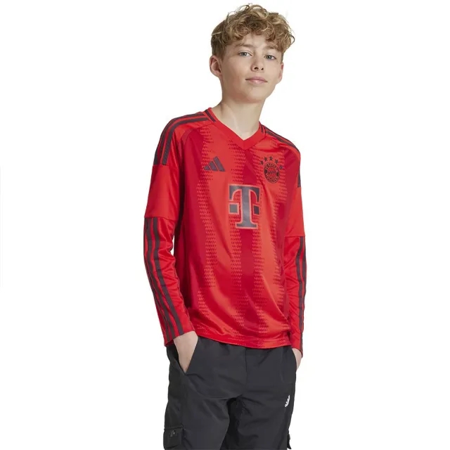 adidas Bayern Munich Kids LS Home Shirt 2024/25