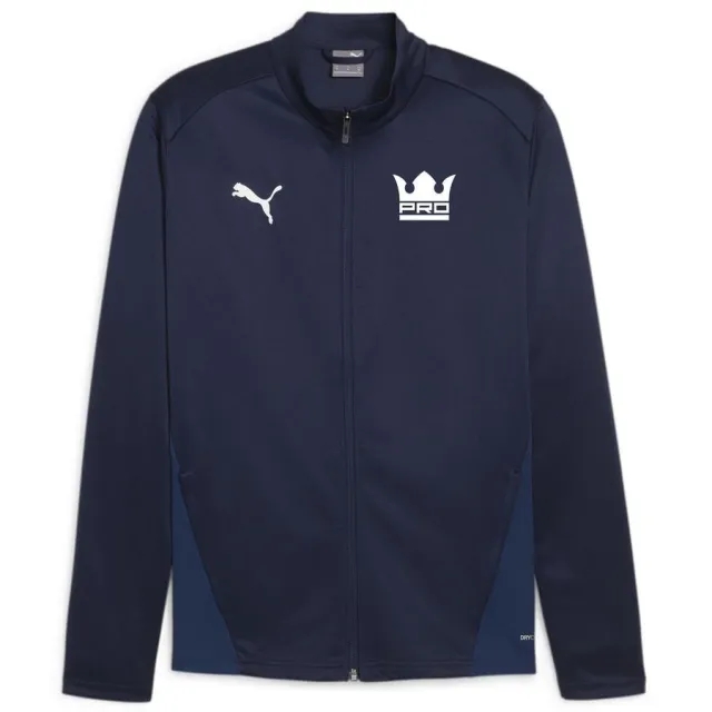 Puma Pro Fodboldskole Training Jacket - Navy/White Kids - ['Blue']