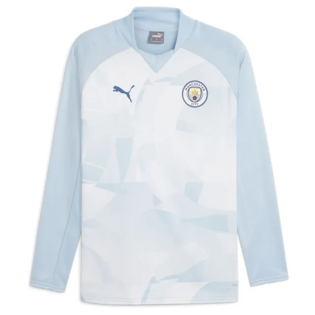 Puma Manchester City Mens LS Pre-Match Home Shirt 2023/24