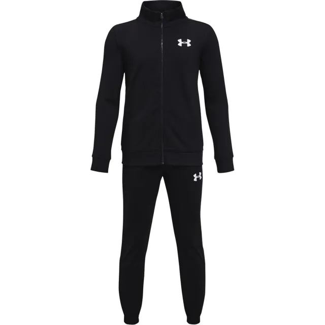 Under Armour Knit Tracksuit Boys - Black, White