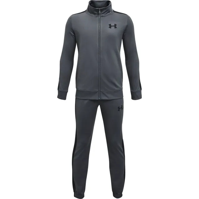 Boys'  Under Armour  Rival Knit Tracksuit Pitch Gray / Black / Black YXS (48 - 50 in)