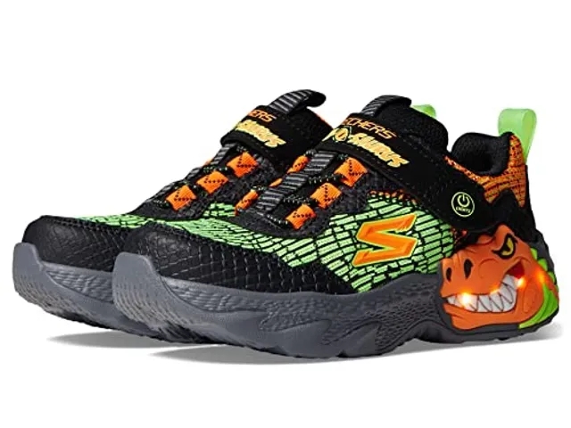 Skechers Dino-lights Unisex Shoes - Black