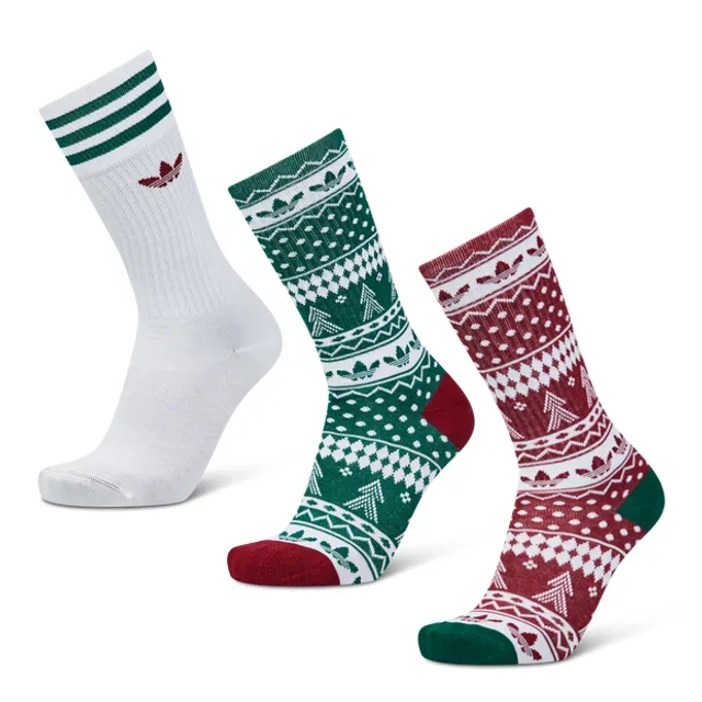 Adidas 3 Pack Crew - White