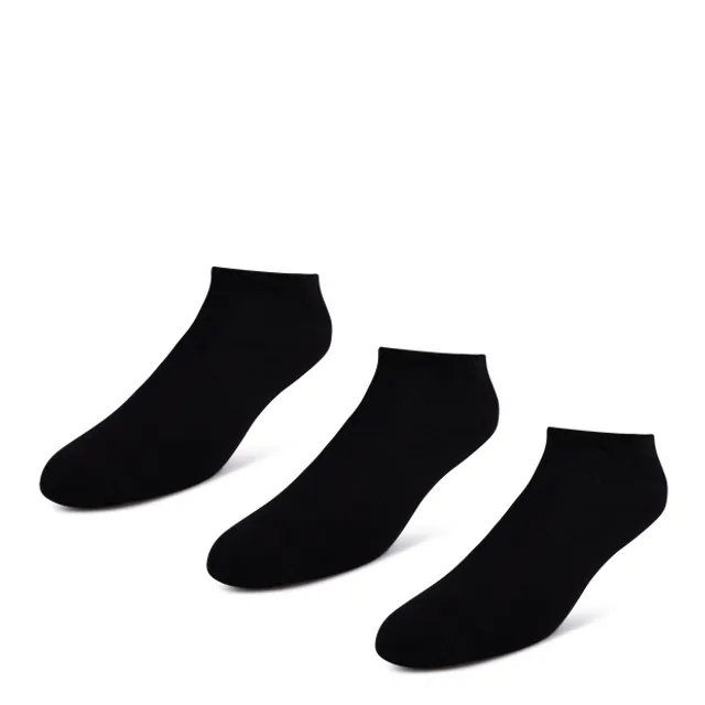 Foot Locker 3 Pack Active Dry No-show - Black