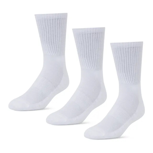 Foot Locker 3 Pack Active Dry Crew - White
