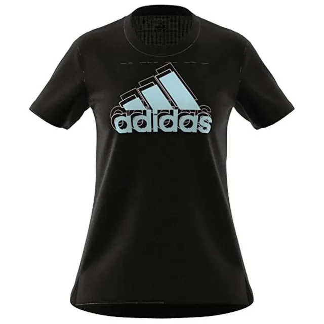 Adidas Brand Love Short Sleeve T-shirt  - Black