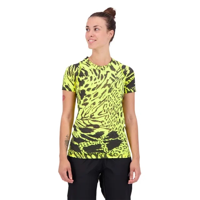 adidas Fast Graphic Womens Running T-shirt - Yellow