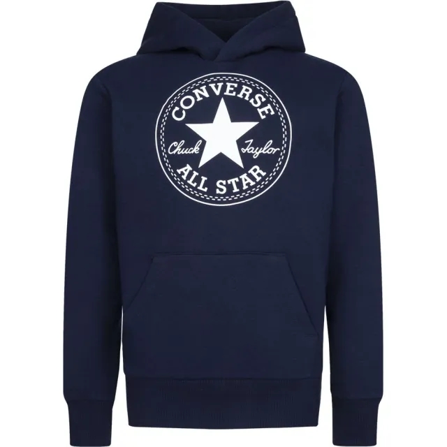 Converse Younger Boys Fleece Chuck Patch Overhead Hoody - Navy, Navy