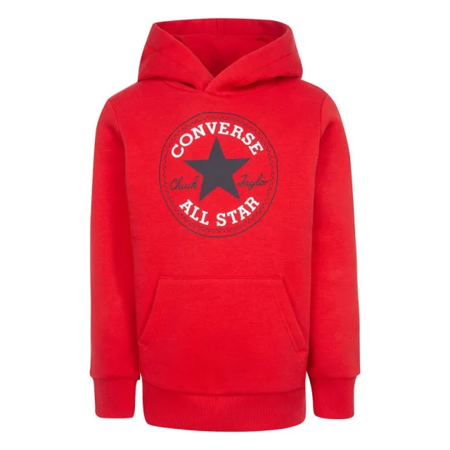 Converse Kids Fleece Ctp Core Po Hoodie  - Red