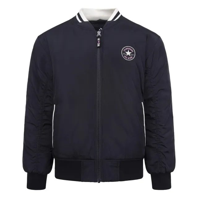 Converse Kids Ruching Bomber Jacket  - Black