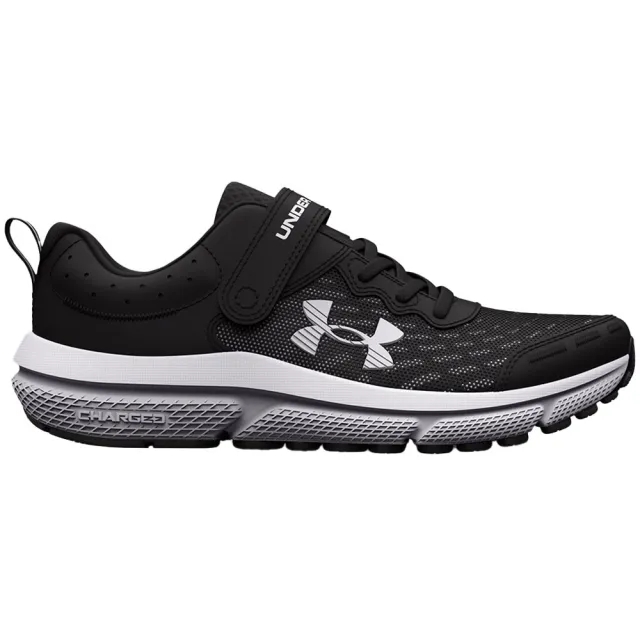 Boys' Pre-School  Under Armour  Assert 10 AC Running Shoes Black / White / White 12.5