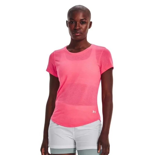 Under Armour Streaker Short Sleeve T-shirt  - Pink