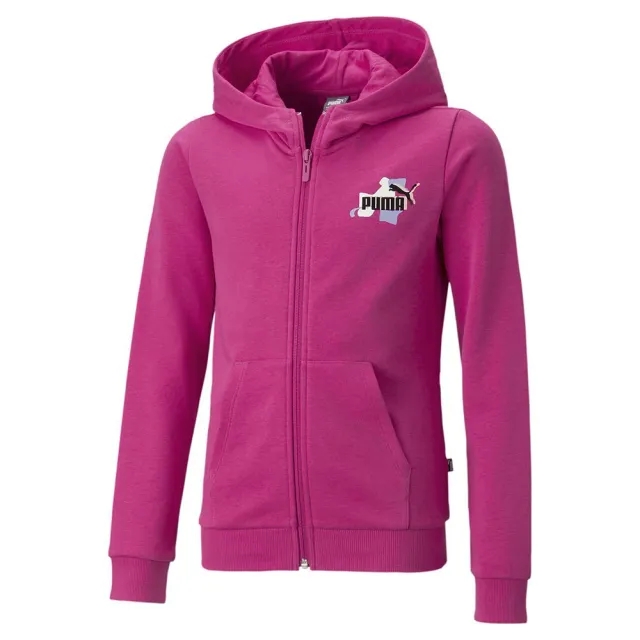 Puma Ess+ Street Art Full Sweatshirt  - Pink