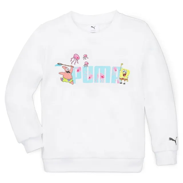 Puma X Spongebob Crew Sweatshirt  - White