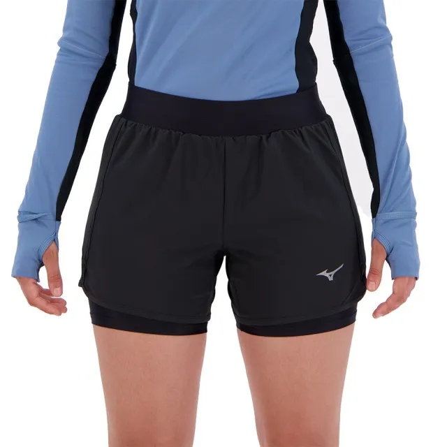 Mizuno ER 4.5in 2in1 Shorts Women - Black