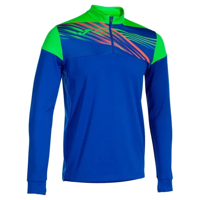 Joma Elite X Half Zip Sweatshirt  - Green,Blue