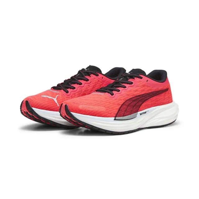PUMA Deviate Nitroâ¢ 2 Women's Running Shoes, Fire Orchid/Black/Icy Blue