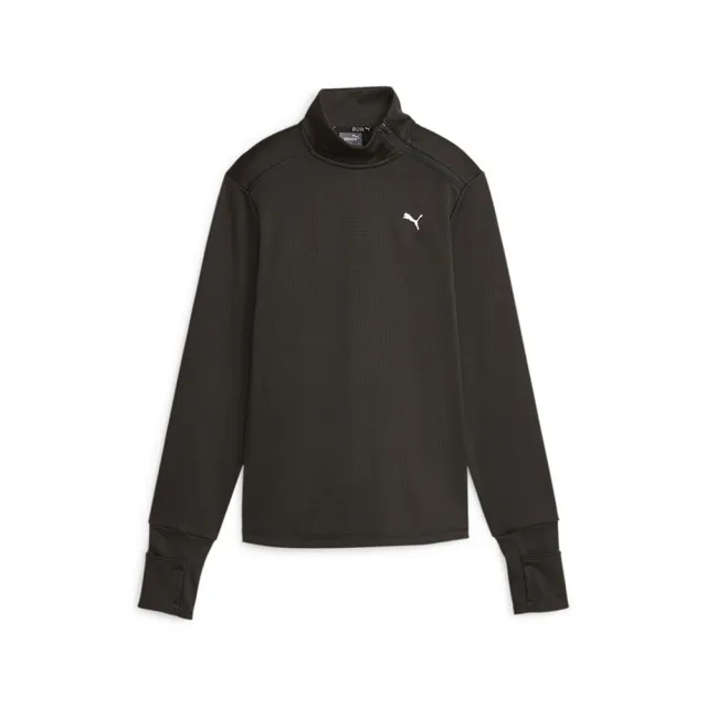 Puma Run Micro Half Zip Fleece  - Black