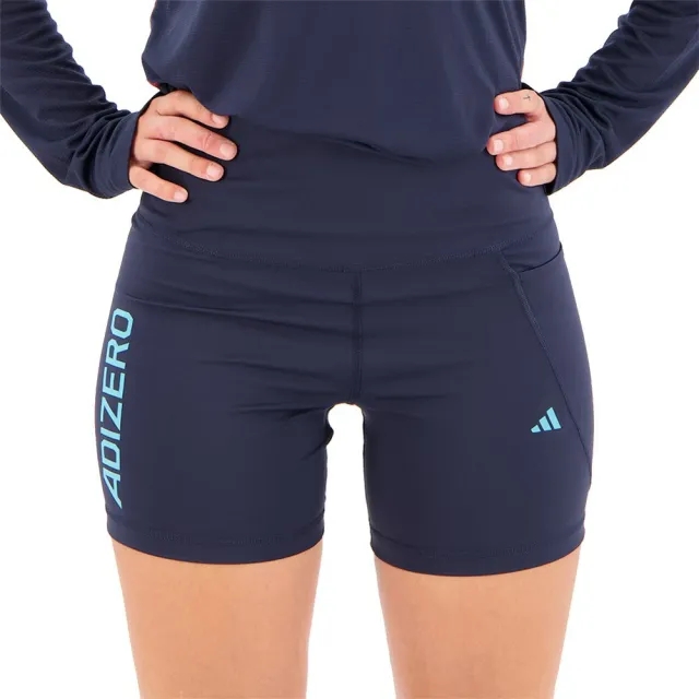 Adidas Adizero Lite Short Leggings  - Blue