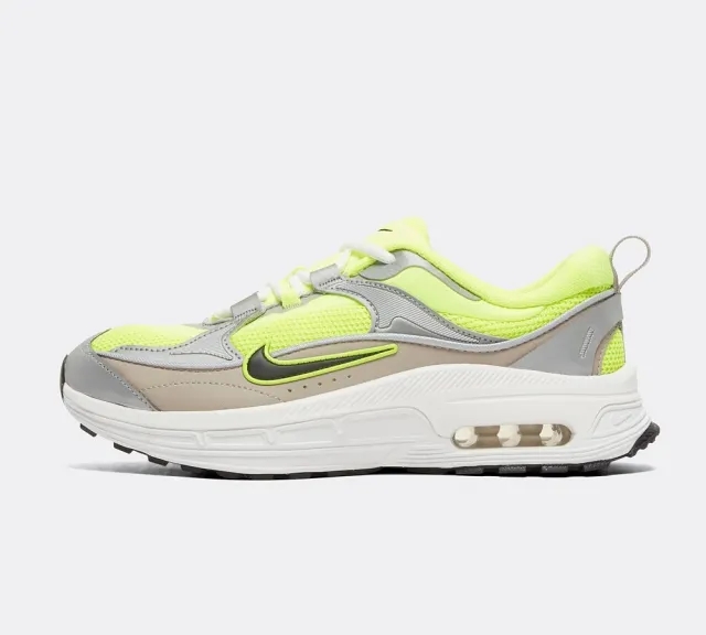 Nike Womens Air Max Bliss Trainer - Green - Size 3 - Yellow