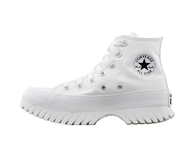 Converse Lugged Lift Platform High - White