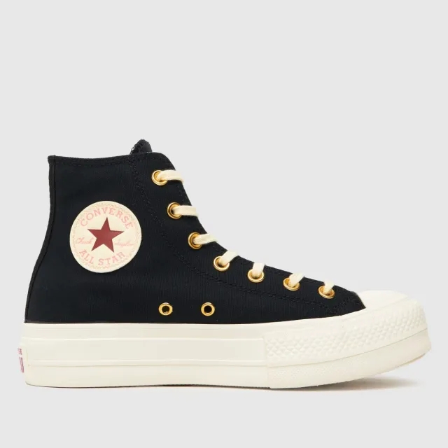 Converse Ctas Lift Platform High - Black