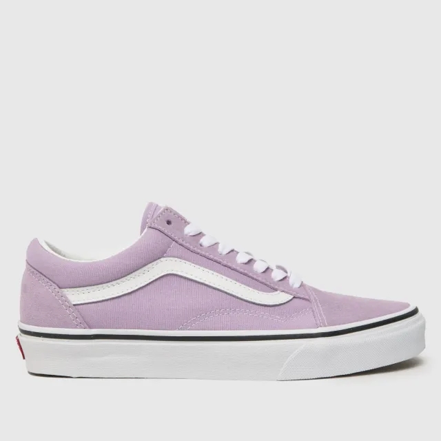 Vans old skool trainers in lilac