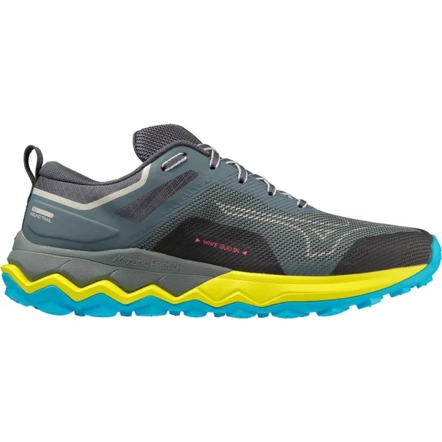 Mizuno Wave Ibuki 4 Trail Running Shoe Men - Petrol, Yellow