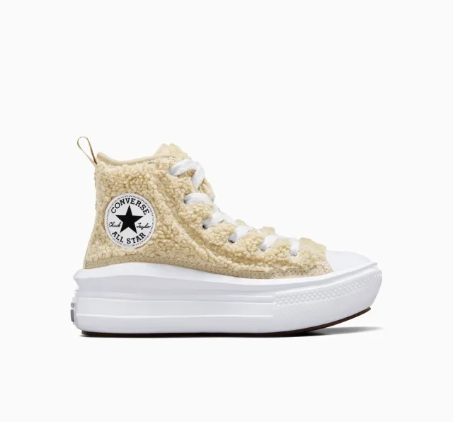 Converse beige all star move hi Junior trainers