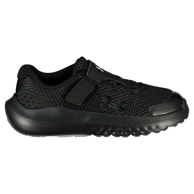 Boys' Infant  Under Armour  Surge 4 AC Running Shoes Black / Black / Black 9.5