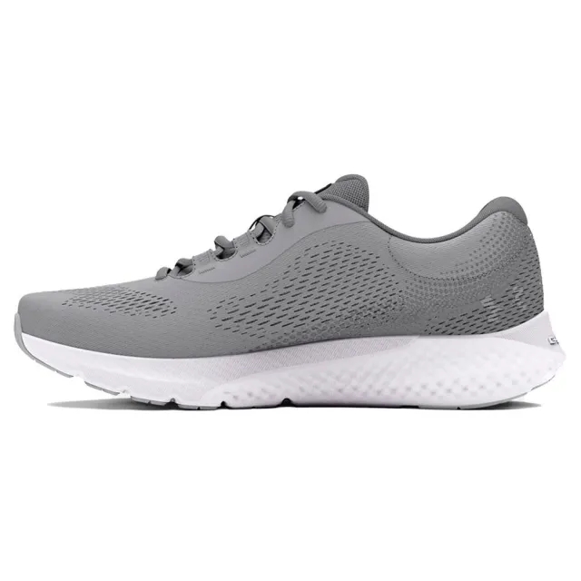 Men's  Under Armour  Rogue 4 Running Shoes Steel / White / Black 8