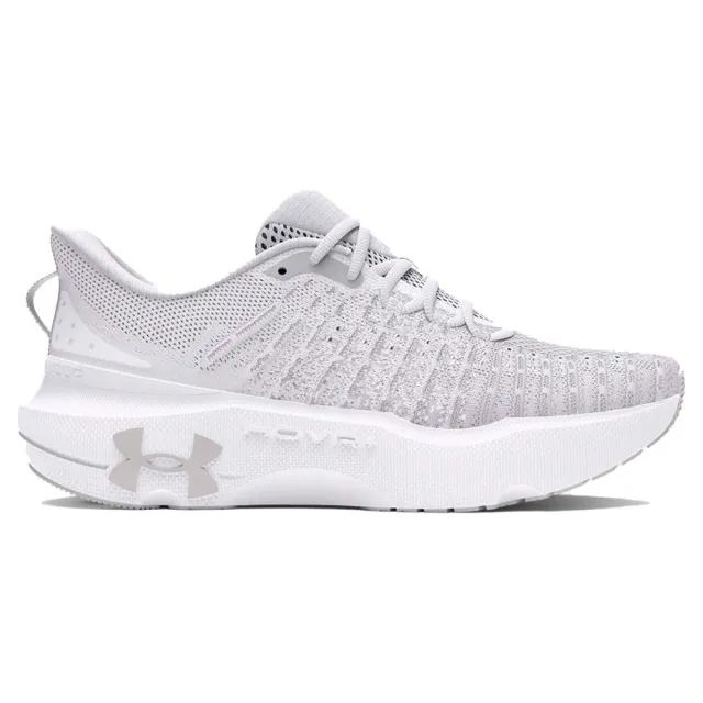 Women's  Under Armour  Infinite Elite Running Shoes White / Distant Gray / Halo Gray 3