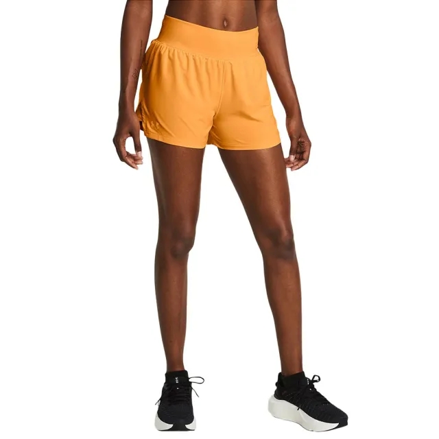 Women's  Under Armour  Run Stamina 3'' Shorts Nova Orange / Nova Orange / Reflective XL