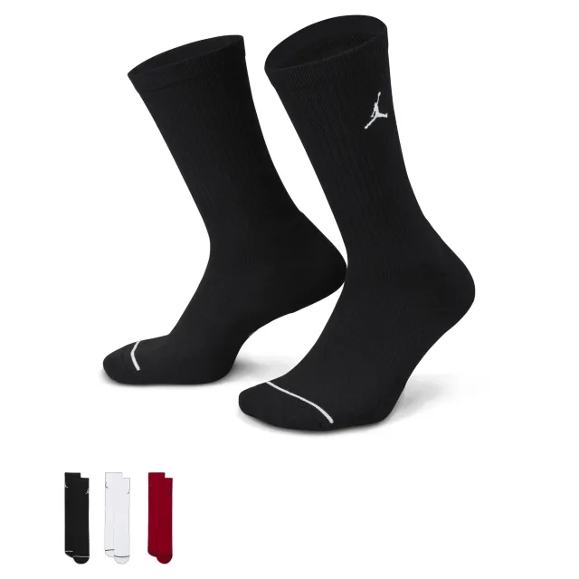 Nike Jordan Everyday Crew Socks (3 pairs) - Multi-Colour