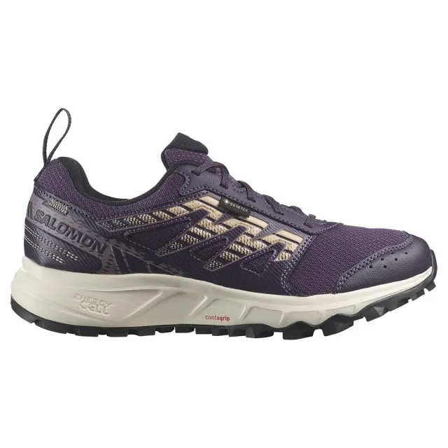 Salomon Wander Goretex Trail Running Shoes  - Purple