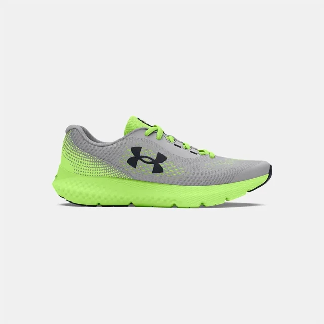 UNDER ARMOUR Boys Running Charged Rogue 4 Tainers - Grey, Grey