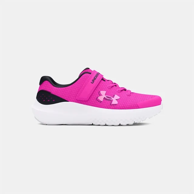 Girls' Pre-School  Under Armour  Surge 4 AC Running Shoes Vivid Magenta / Black / Stellar Pink 10