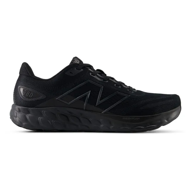 New Balance Men's Fresh Foam 680 v8 in Black Textile